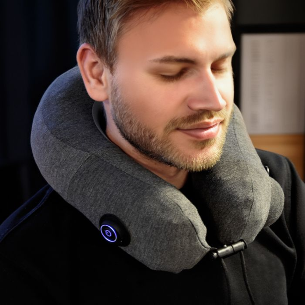 Opblaasbare nekmassagekussen Inflatable neck pillow massager