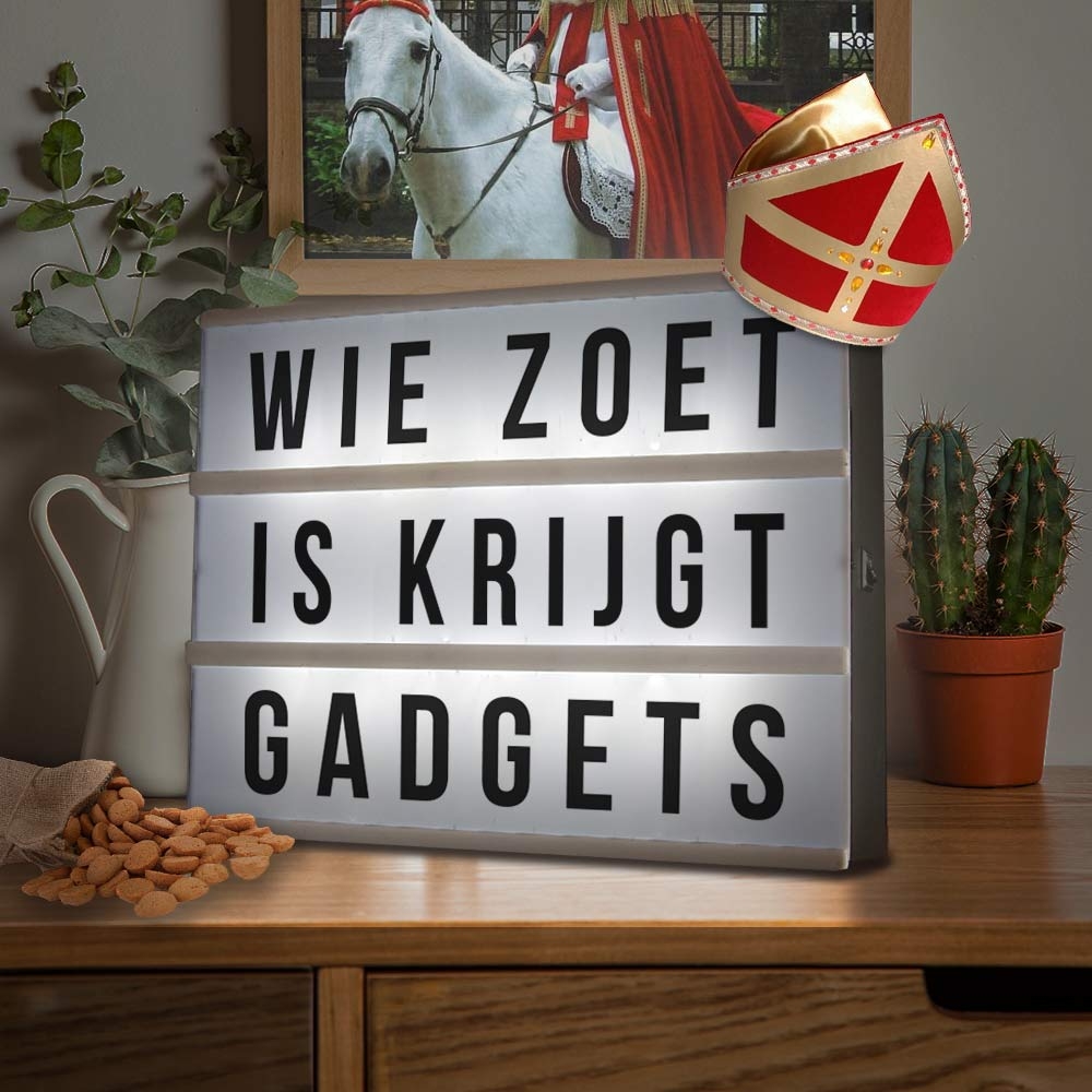 Letterbord met Licht Cinema LightBox