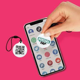 Social tap tag wit Nu Voor Maar € 5,99 Bij MegaGadgets