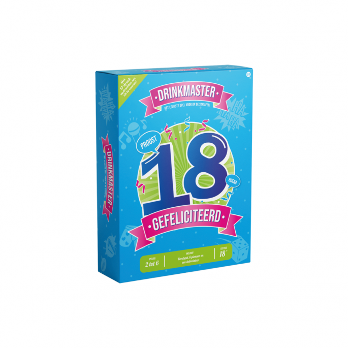 Drinkmaster gefeliciteerd 18