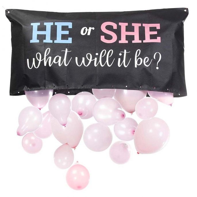 Gender Reveal Ballonnen Tas - Gender Reveal Balloon Bag Kit