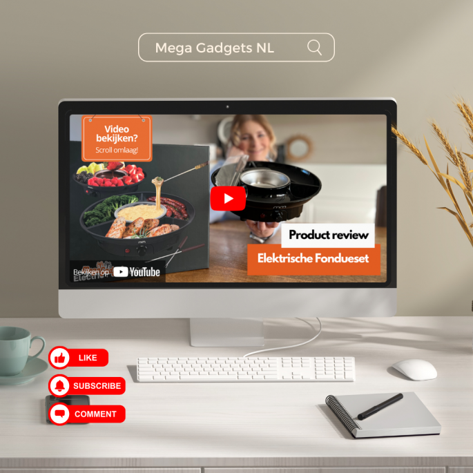 YouTube video elektrische fondue set product review megagadgets