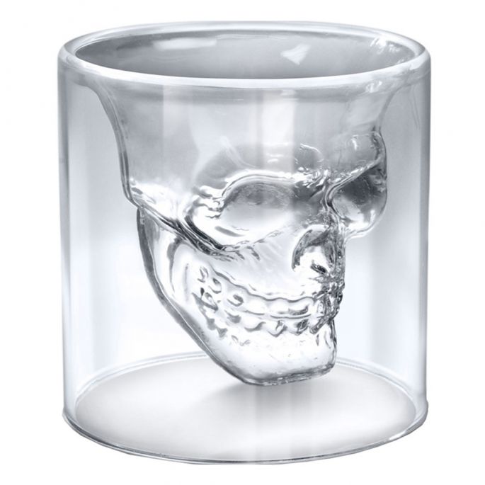 Door Ontslag nemen in verlegenheid gebracht Skull Glass 200 ml voor € 5,95 | MegaGadgets