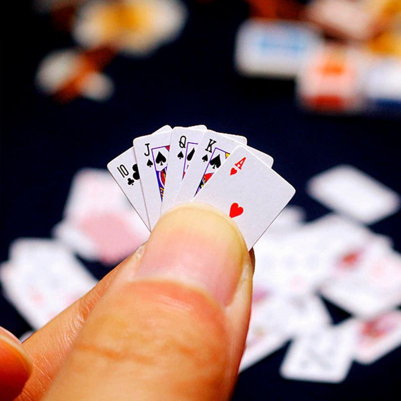 Raap bladeren op knoflook Rusteloos Mini Speelkaarten - Mini poker cards voor €5,95