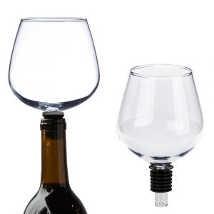 Wijnglas voor op fles