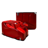 Jerrycan Giftbox 20L - Rood - Unieke Opbergdoos - Stoere Stalen Jerrycan - Multifunctioneel Cadeau - Originele Opberger