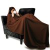 Snuggie Original - Deluxe - Bruin - XL - Fleece Deken - Met Mouwen - Anti-Pluis - 215x150 cm - Plaid