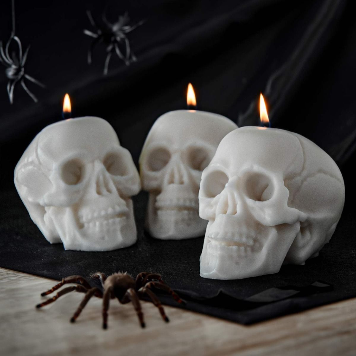 Doodshoofd Kaarsen Set - Skull Candle Set