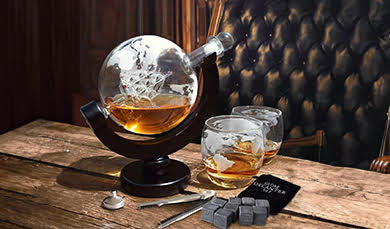 GLOBE DECANTER SET